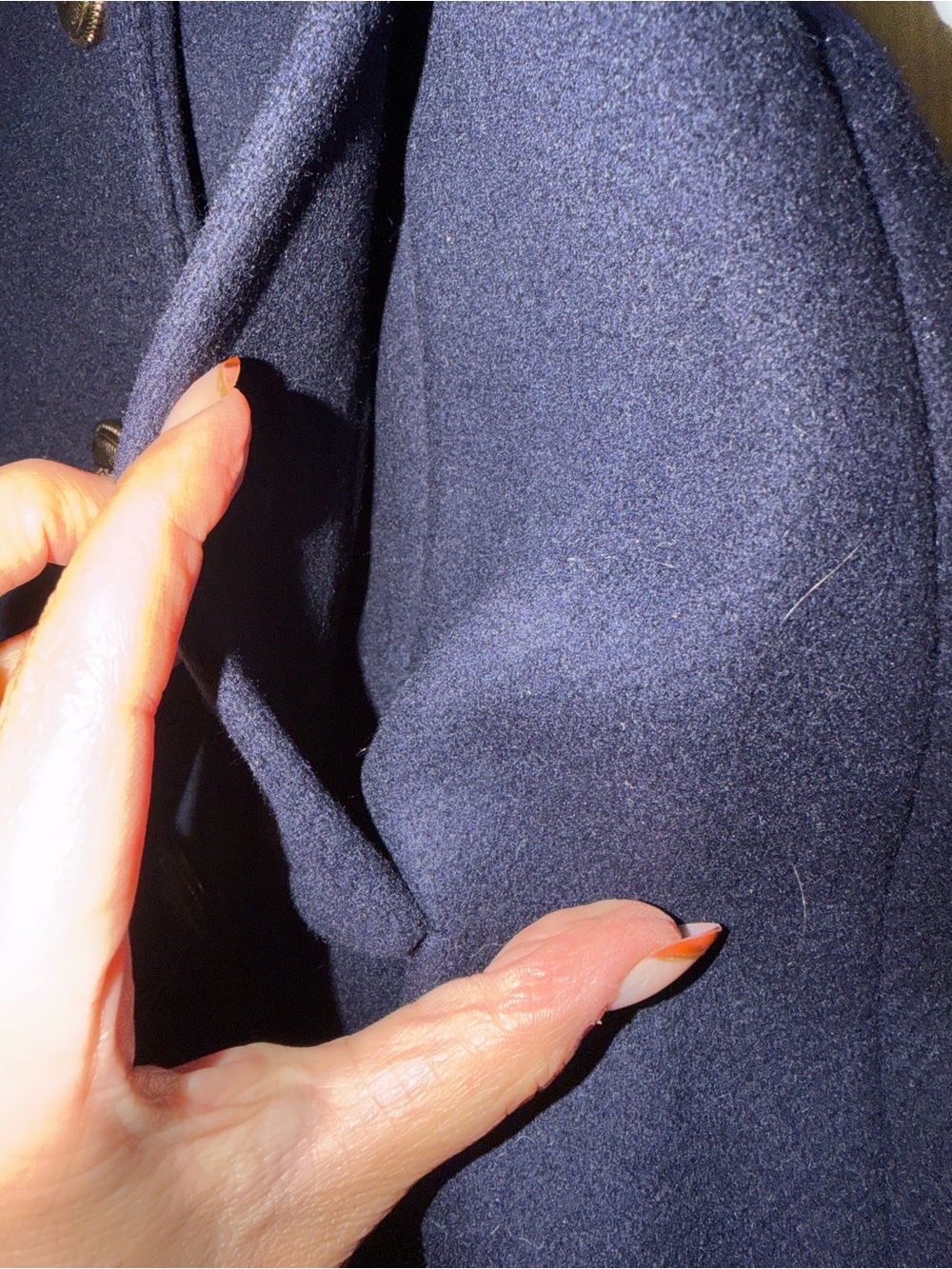 Prada Mini Skirt with gold Prada buttons - Picture 3 of 9